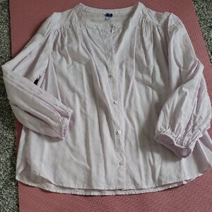 Old Navy Button Down Blouse Lilac Never Worn